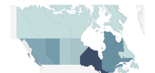 Canada Immigrants Map 2014