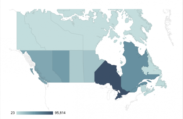 Immigrants by Province 2014