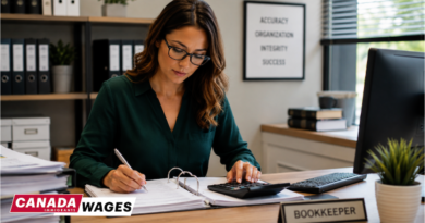 Bookkeper Salary in Canada