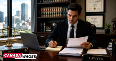 Lawyer salary in Canada 2025
