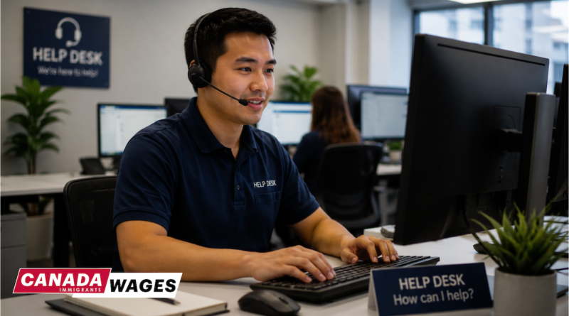Help Desk Technician Salary in Canada