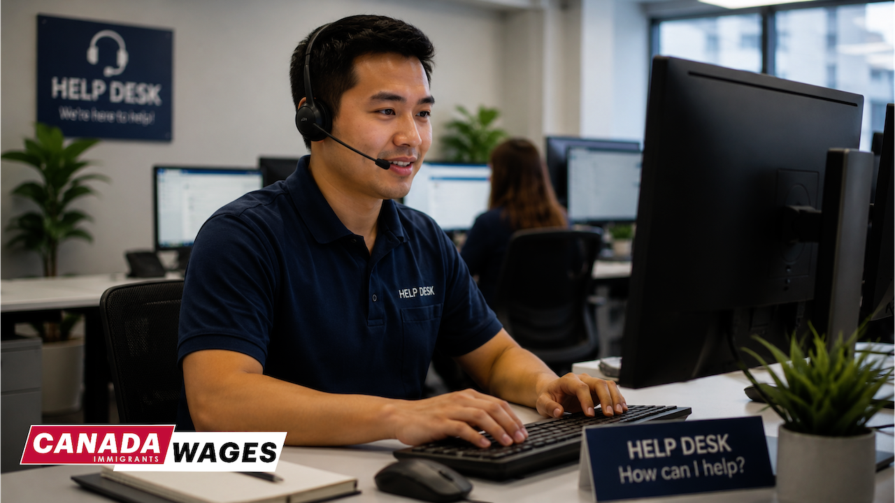 Help Desk Technician Salary in Canada | By Province