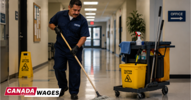 Janitor Salary in Canada