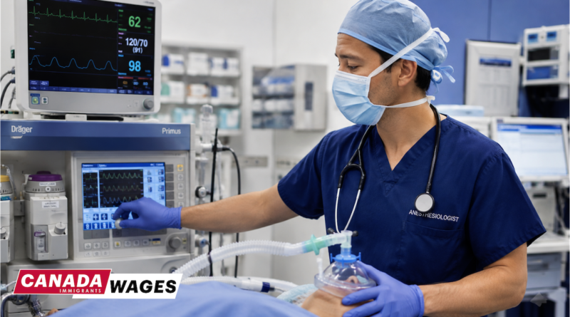 Anesthesiologist Salary in Canada