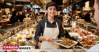 Food Counter Attendant Salary in Canada
