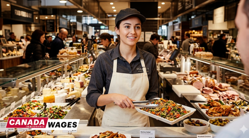 Food Counter Attendant Salary in Canada