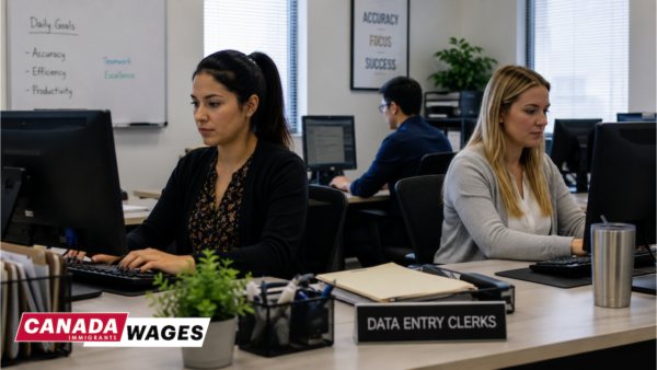 Data Entry Clerk Salary in Canada