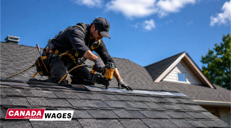 Roofer Salary in Canada