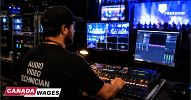 Video Audio Technician Salary in canada