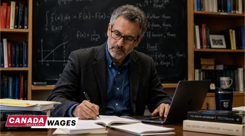 University Professor Salary in Canada