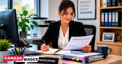 Administrative Officer Salary in Canada