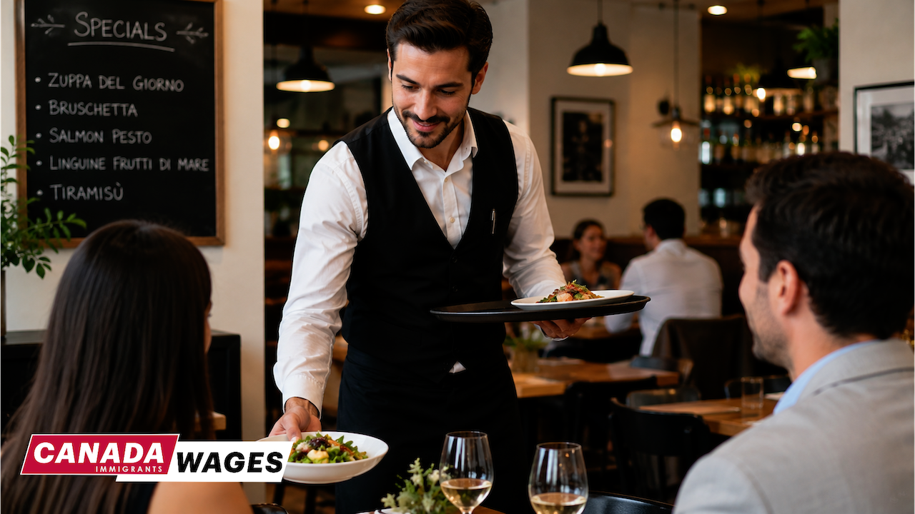 Waiter – Waitress Salary in Canada | By Province