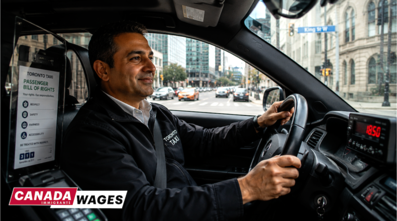 Taxi Driver Salary in Canada