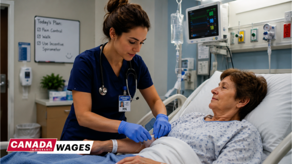 Nurse wages in Canada