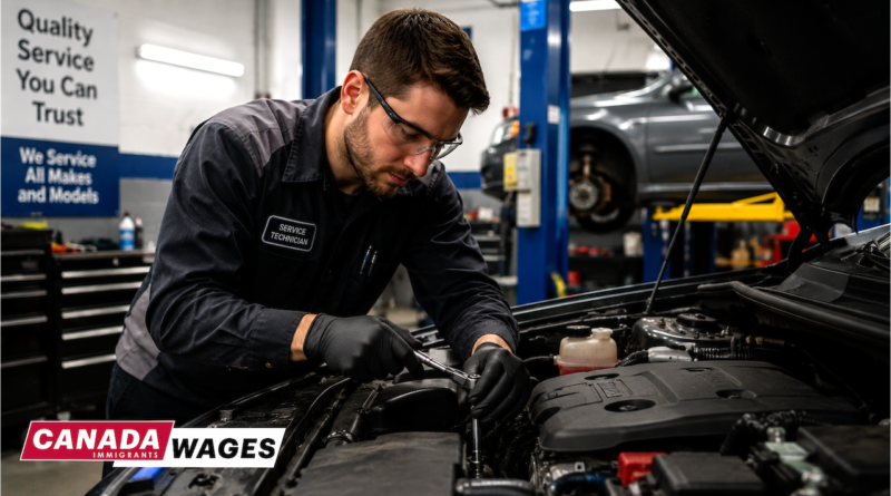 Automotive Service Technician Salary in Canada