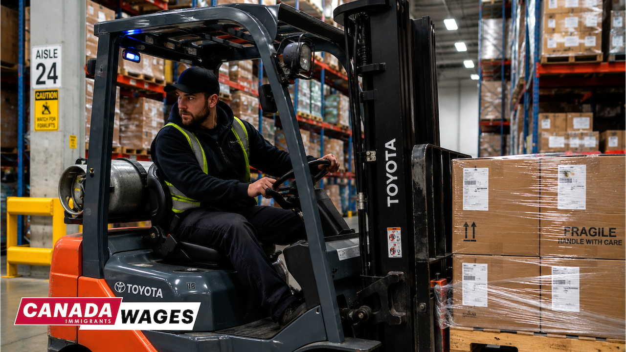 Forklift Operator Salary in Canada | By Province