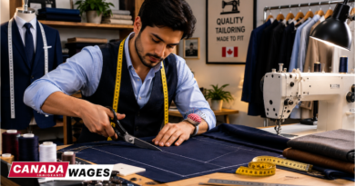Tailor Salary in Canada