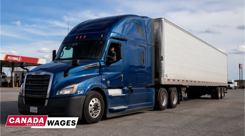 Truck Driver Salary in Canada