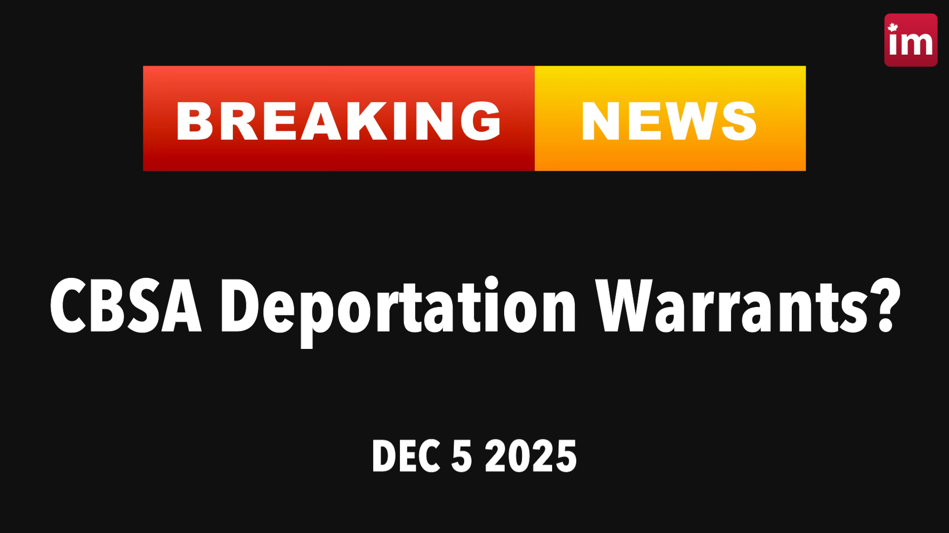 Canada NEWS Dec 5 2025