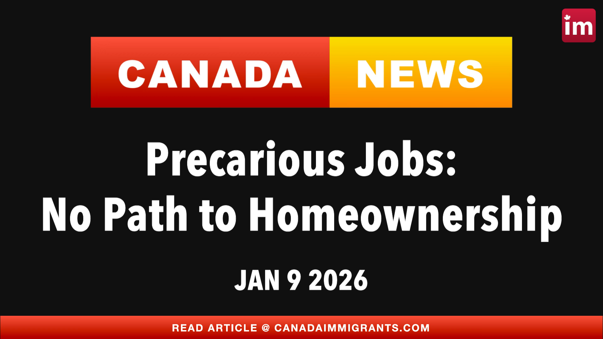 Canada News: Housing Crisis