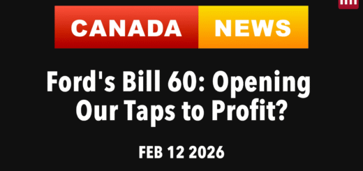 Canada News Bill 60 water for profit