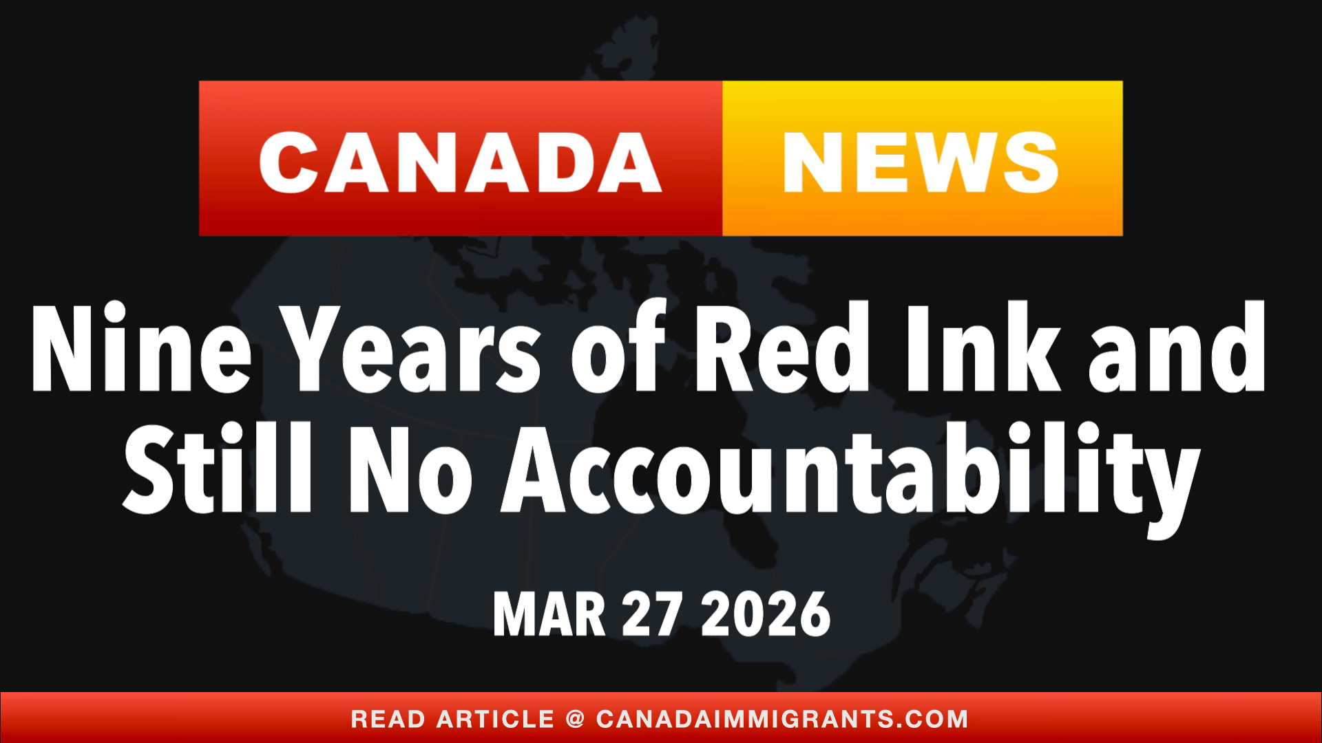 Canada News Canada Deficit growing