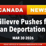Canada News Polievre pushes Iranian Deportation Plan