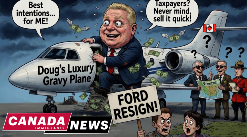 Canada News Doug Ford Plane Scandal