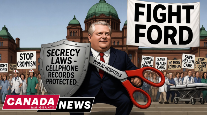 Canada News Doug Ford Protests across Ontario