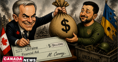 Carney gives millions of dollars to Zelensky
