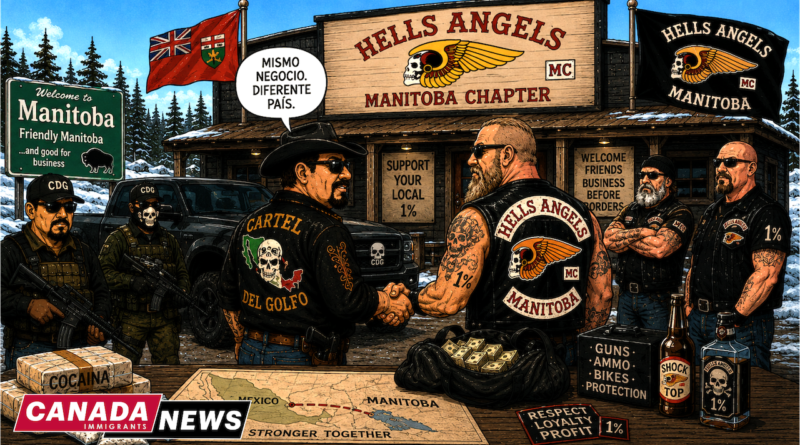 Network Dismantled Mexican Cartels Hell Angels in Manitoba