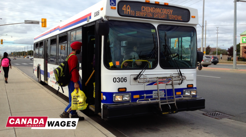 Bus driver salary in Canada