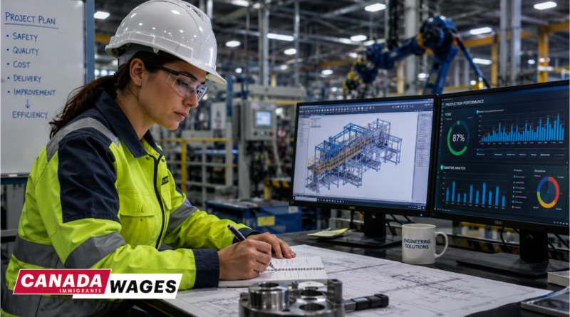 Industrial Engineer Salary in Canada