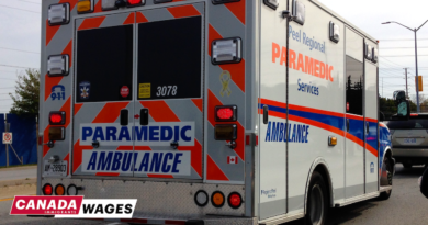 Paramedic Salary in Canada