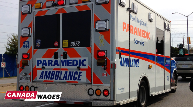 Paramedic Salary in Canada