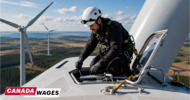 Wind Turbine Technician Salary in Canada